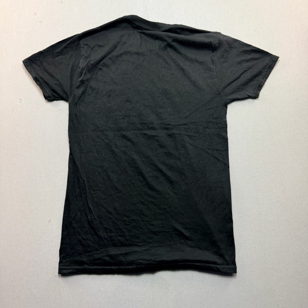 Hanes T-Shirt Women Medium Black Excellent Short Sleeve Crewneck Basic Tee